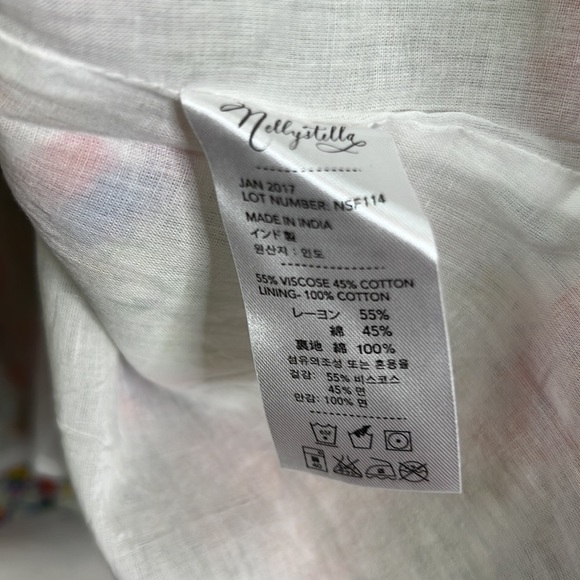 Nellystella Sasha Floral Cold Shoulder Dress Size 6 - Picture 8 of 8